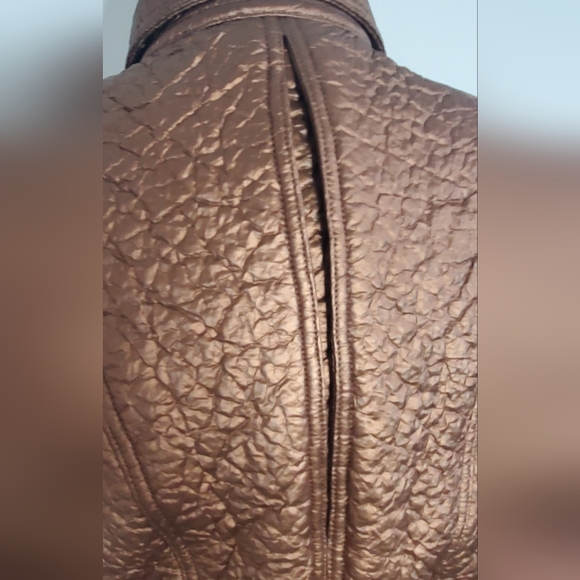 BURBERRY jacket -size 42- Metalic Cooper color -made in Italy - Picture 10 of 17